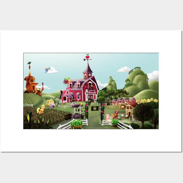 Sweet Apple Acres, Noon Wall Art by Stinkehund